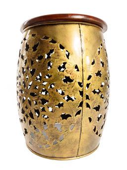 Табурет (металл, дерево) № Мб509 - Ганг фото 5