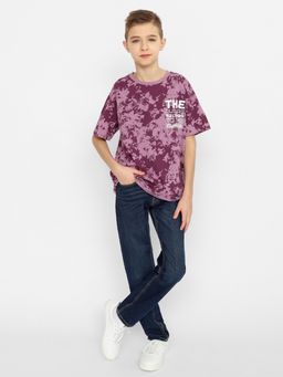 CRB wear/CSJB 63420-44-355 Футболка для мальчика,фиолетовый/Ex.Cherubino  фото 3