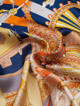 Платок жен. шелк 53х53 SS03-8305-12 - Eleganzza фото 3