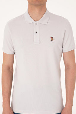 Erkek Slim Fit Polo Yaka A__k Gri Basic Ti__rt Sepette S_rpriz _ndirim - U.s. polo assn фото 6