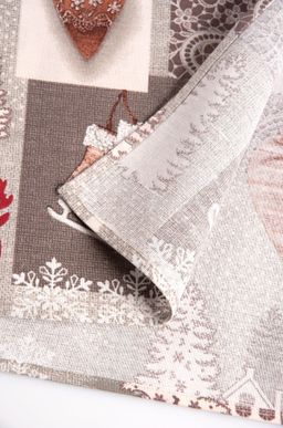 Дорожка на стол из рогожки 145x45 Happy Fox Home  фото 49