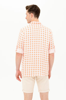 U. S. Polo Assn Мужская клетчатая рубашка в клетку - U.s. polo assn фото 6