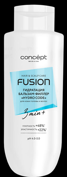 Concept Fusion Бальзам-филлер Hydro Code для обезвоженных волос, 500мл.6 /59765