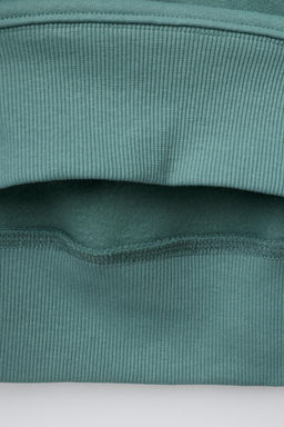 HOODIE WITH SLOGAN AND STARS