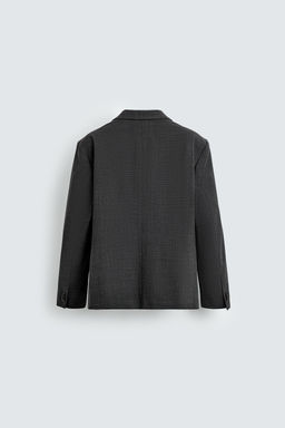 TEXTURED SUIT BLAZER - Zara фото 8