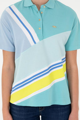 Женская мятная футболка Неожиданная скидка в корзине - U.s. polo assn фото 6