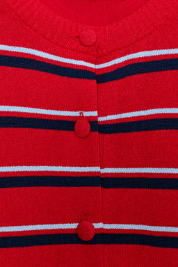 CHAQUETA PUNTO RAYAS / Multicolor - Zara фото 9