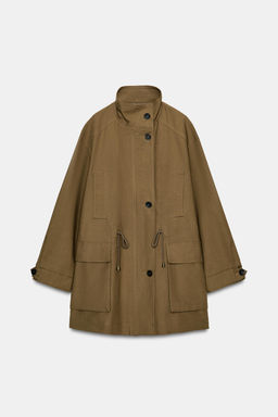 OVERSIZE PARKA ZW COLLECTION - Zara фото 14