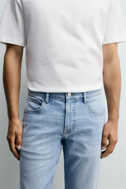 JEANS SLIM FIT B?SICO / Azul claro - Zara фото 5