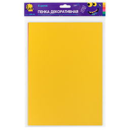 Лео Играй Пенка декоративная (фоамиран) DPK-02 A4 21 х 29.7 см 6 цв