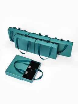 Набор коробочек подарочных 6 шт. под набор «Премиум», 16×12 см, синий, зелёный