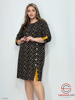 Трикотажное женское платье - Bruno фото 2