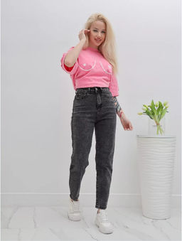 Джинсы момы укороченные УЦЕНКА