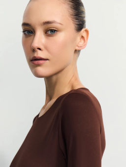 Базовое боди с длинным рукавом / Zarina