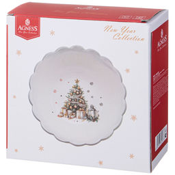 САЛАТНИК AGNESS С НОВЫМ ГОДОМ! 20,5*7,5 СМ (КОР=18ШТ.)  фото 2