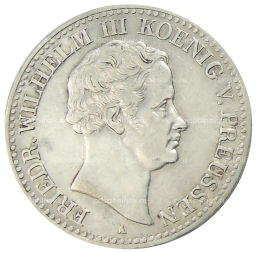 1 талер 1830 года A Германские государства  Пруссия (Горный талер)