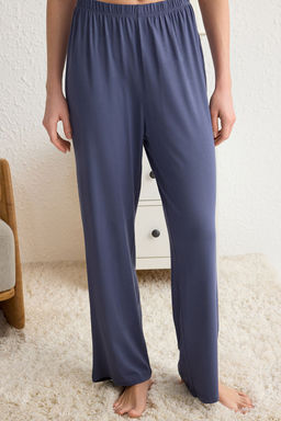 Trendyolmilla Antrasit Rahat Kal?p Viskon Hamile Orme Pijama Tak?m? THMSS25PT00165 фото 5