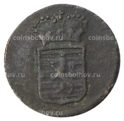 Монета 1/2 лиарда 1789 года Люксембург