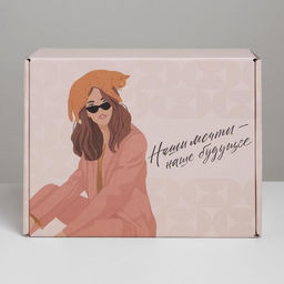 Коробка подарочная складная, упаковка, «Мечты», 27 х 21 х 9 см