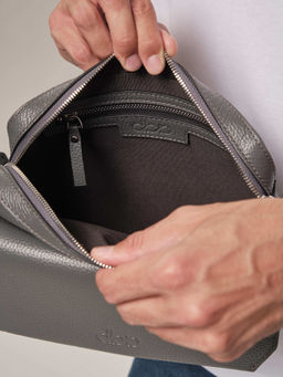 Мужская кожаная сумка Bora DBR 7113 мышиный фото 2