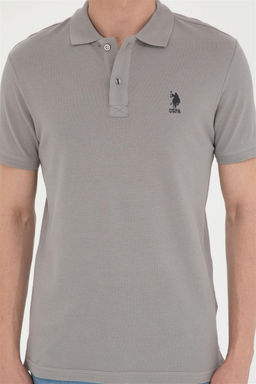 U. S. Polo Assn / Мужская темно-серая базовая футболка - U.s. polo assn фото 6