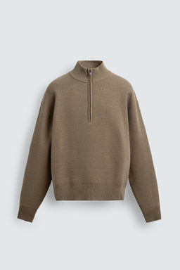 JERSEY CUELLO CREMALLERA / Beige - Zara фото 8