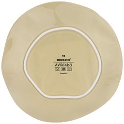 Цена за 4 шт. ТАРЕЛКА ЗАКУСОЧНАЯ BRONCO AVOCADO 21 СМ ЗЕЛЁНАЯ  фото 3