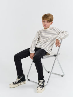 Лонгслив Полоска Пепел 7+ - Bungly фото 7