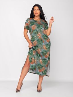 Платье женское кулирка ФЕЛИЦИЯ ПАПОРОТНИК - Domtrik фото 2