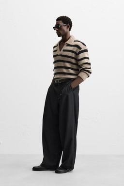 STRIPED KNIT POLO SHIRT - Zara фото 5