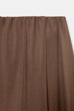 ASYMMETRIC FLOWING BAGGY TROUSERS - Zara фото 8