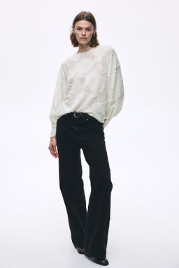 Blusa en tejido jacquard - H&m фото 4