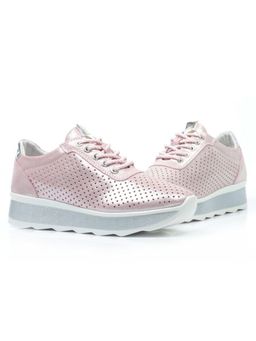 05-EDT60282-20B100M PINK Кроссовки женские (натуральная замша) - No name фото 12