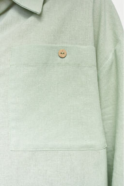 Костюм лён рубашка/шорты Irish Mint - Erist store фото 9