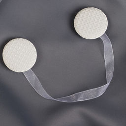 Цена за 2 шт. Подхват для штор «Круг фактурный», d = 5 см, цвет молочный