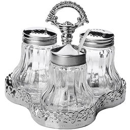 40481 Набор для специй на подставке 5 пр стекло/нерж MB (х48) - Mayer&boch фото 6