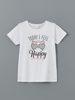 Bisiklet Yaka K?z ?ocuk ?ortlu Pijama Tak?m?