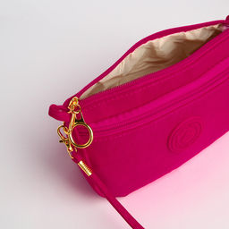 Сумка женская кросс-боди на молнии, цвет фуксия - Simaland фото 9