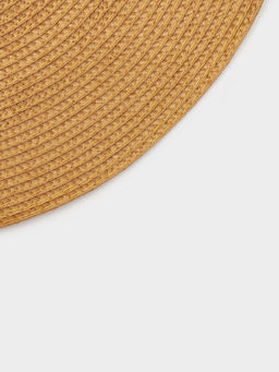 Салфетки сервировочные на стол Доляна «Лофт», 4 шт., d=38 см, песочные