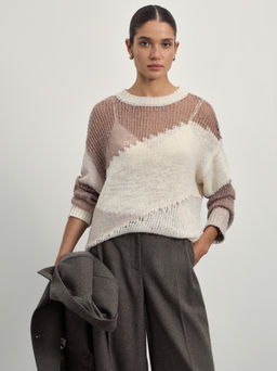 Вязаный джемпер / Zarina  фото 2