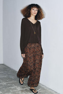ZW COLLECTION PAISLEY TROUSERS