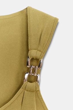 METAL DETAIL KNIT TOP - Zara фото 9