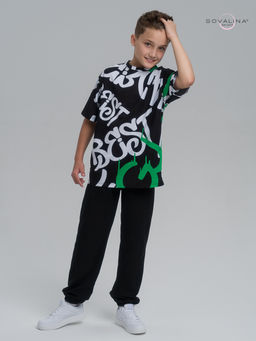 Костюм Daily men граффити бенеттон-черный - Sovalina фото 20