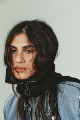 KNIT SCARF WITH TURTLENECK - Zara фото 3