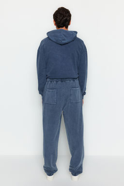TRENDYOL MAN Premium Antrasit %100 Pamuk Oversize/Genis Soluk Efekt Ac?k Paca Esofman Alt? TMNAW24EA00002 - Trendyolmilla фото 7
