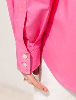 VILATTE / Блузка из премиального поплина из 100% хлопка  фото 6