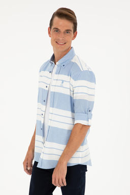 U. S. Polo Assn / Мужская рубашка Saks с длинным рукавом - U.s. polo assn фото 10