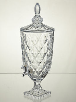 Диспенсер стеклянный на ножке "Круиз" 20х55 см, прозрачный