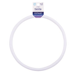 Для вязания Gamma RKP-014 Кольцо для макраме пластик d 140 мм белый