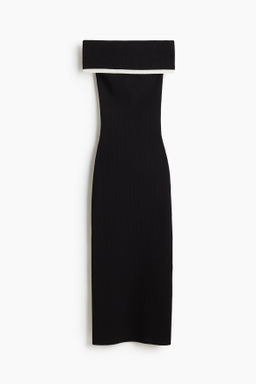 Vestido off-the-shoulder de canal?